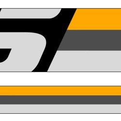 Ταινίες τροχών Puig με λογότυπο "GS" BMW R 1250 GS Adv. χρυσές