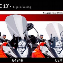 Ζελατίνα Puig Touring KTM 1190 Adventure/R σκούρο φιμέ