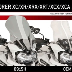 Ζελατίνα Puig Touring Triumph Tiger Explorer 1200/XC/XR 16-17 διάφανη