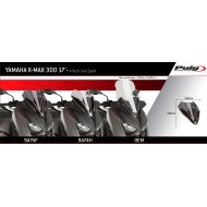 Ζελατίνα Puig V-Tech Sport Yamaha X-Μax 125 18- μαύρη