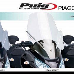 Ζελατίνα Puig V-Tech Touring Piaggio MP3 Touring / LT 300-400 ελαφρώς φιμέ