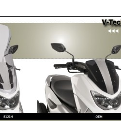 Ζελατίνα Puig V-Tech Touring Yamaha N-Max 125-155 -20 διάφανη