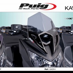 Ζελατίνα Puig New Generation Sport Kawasaki Z 800 μαύρη