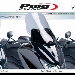 Ζελατίνα Puig V-Tech Sport Yamaha T-MAX 530 -16 σκούρο φιμέ