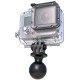 Άνω βάση RAM-MOUNT στήριξης κάμερας GoPro® & ActionPro X7/X8