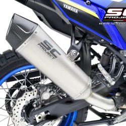 Τελικό εξάτμισης SC-Project X-Plorer II Yamaha Tenere 700 21- τιτάνιο-carbon