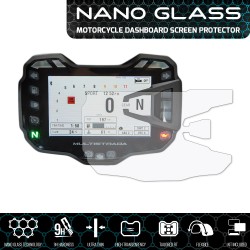 Nano glass για προστασία TFT οθόνης Ducati Multistrada V2/S (σετ 2 ultra clear)
