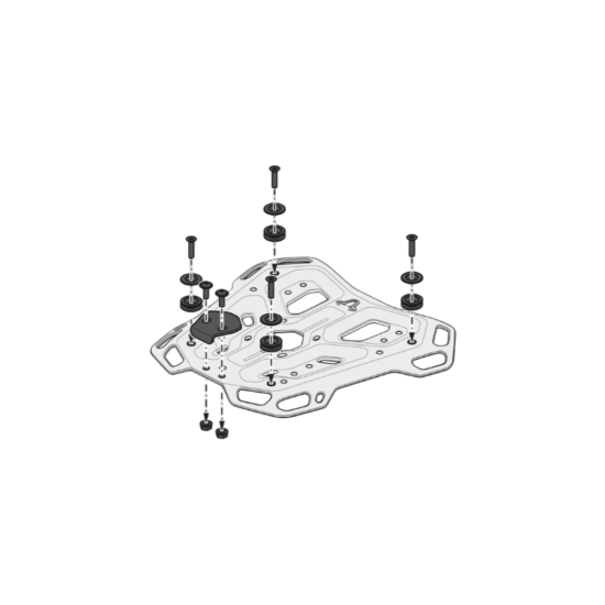 Βάση topcase SW-Motech ADVENTURE-RACK Yamaha Tracer 9/GT/GT+ 25- μαύρη Βάση topcase SW-Motech ADVENTURE-RACK Yamaha Tracer 9/GT/GT+ 25- μαύρη