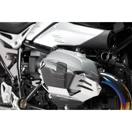 Προστατευτικά κυλίνδρων SW-Motech BMW R nine T -20 ασημί-μαύρα