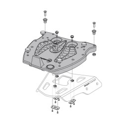 Αντάπτορας βαλιτσών GIVI/Kappa MONOKEY για πιάτο Alu-Rack της SW-Motech Αντάπτορας βαλιτσών GIVI/Kappa MONOKEY για πιάτο Alu-Rack της SW-Motech