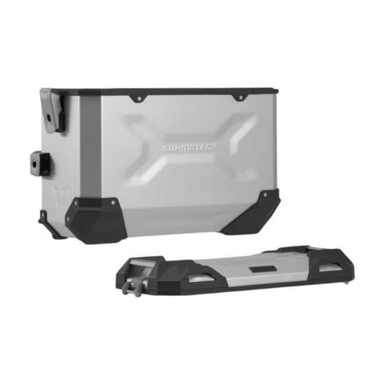 Σετ βάσεων και βαλιτσών SW-Motech TRAX ADV 45/45 lt. Yamaha Tracer 9/GT/GT+ 25- ασημί