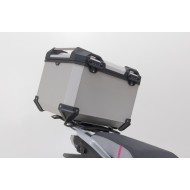 Σετ βάσης και βαλίτσας topcase SW-Motech TRAX ADV CFMoto 800MT-X ασημί