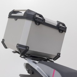 Σετ βάσης και βαλίτσας topcase SW-Motech TRAX ADV CFMoto 800MT-X ασημί