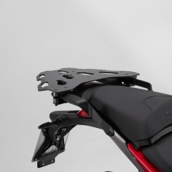 Σετ βάσης και βαλίτσας topcase SW-Motech TRAX ADV Ducati Multistrada 950-1200 Enduro ασημί