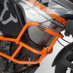 Άνω προστατευτικά κάγκελα SW-Motech για ΟΕΜ κάγκελα KTM 1050 Adventure πορτοκαλί