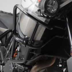 Άνω προστατευτικά κάγκελα SW-Motech για ΟΕΜ κάγκελα KTM 1290 Super Adventure S/R -20 μαύρα 