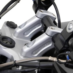 Αποστάτες τιμονιού SW-Motech Barback πάνω & πίσω BMW R 1200 GS 08-12 ασημί