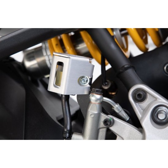 Προστατευτικό κάλυμμα δοχείου υγρών πίσω φρένου SW-Motech KTM 1290 Super Adventure S/R 21- ασημί