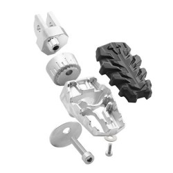 Ρυθμιζόμενα αναδιπλούμενα μαρσπιέ SW-Motech EVO BMW F 800 GS 24-
