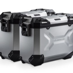 Σετ βάσεων και βαλιτσών SW-Motech TRAX ADV 37LT. Royal Enfield Himalayan 450 ασημί
