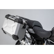 Σετ βάσεων και βαλιτσών SW-Motech TRAX ADV BMW R 1250 GS/Adv. ασημί