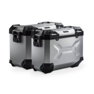 Σετ βάσεων και βαλιτσών SW-Motech TRAX ADV BMW F 800 GS 24- ασημί