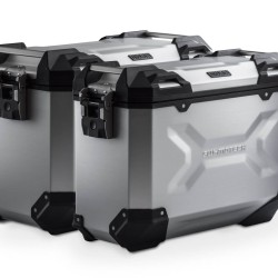Σετ βάσεων και βαλιτσών SW-Motech TRAX ADV BMW F 900 GS Adv. ασημί