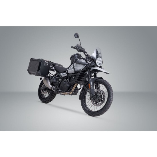 Σετ βάσεων και βαλιτσών SW-Motech TRAX ADV 45 lt. Royal Enfield Himalayan 450 ασημί