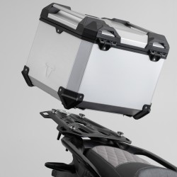 Σετ βάσης και βαλίτσας topcase SW-Motech TRAX ADV Husqvarna Norden 901/Expedition ασημί