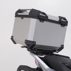 Σετ βάσης και βαλίτσας topcase SW-Motech TRAX ADV MOTO GUZZI V85 TT 24- ασημί