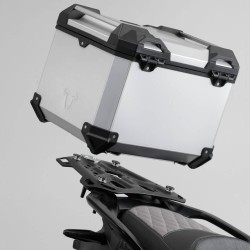 Σετ βάσης και βαλίτσας topcase SW-Motech TRAX ADV Suzuki GSX-S 1000 GX ασημί