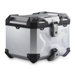 Σετ βάσης και βαλίτσας topcase SW-Motech TRAX ADV Suzuki GSX-S 1000 GX ασημί