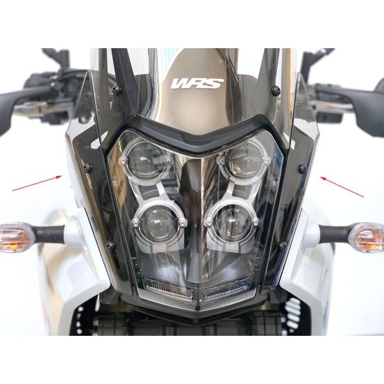 Πλαϊνά βοηθήματα αέρα WRS Yamaha Tenere 700 διάφανα