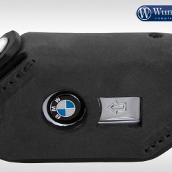Δερμάτινη θήκη κλειδιού Wunderlich για μοντέλα BMW Keyless Ride μαύρη