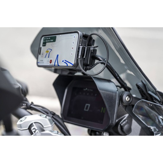 Καλώδιο φόρτισης USB σε Lightning με γωνία 90° μαύρο (25 εκ.)